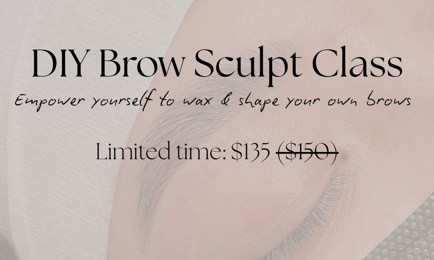 DIY Brow Sculpt Class